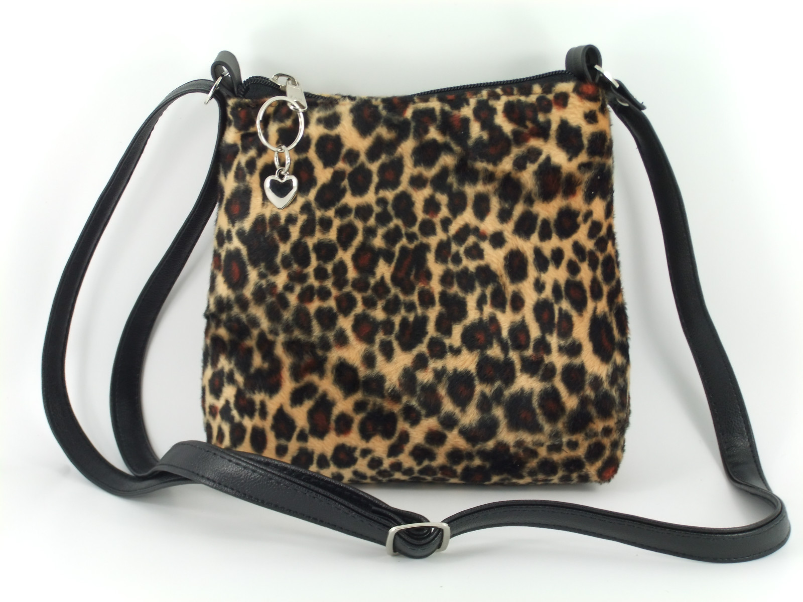 LONI Trendy Animal Print Faux Fur Cross Body Shoulder Bag Leopard Zebra Small eBay